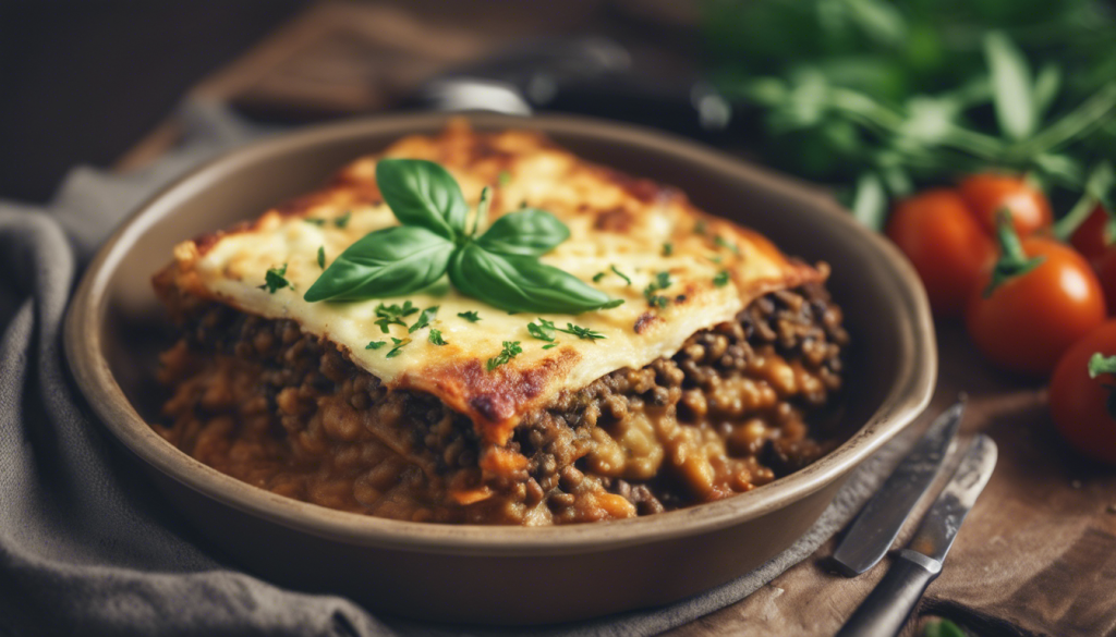 Vegan Moussaka With Lentils Vegan Ration