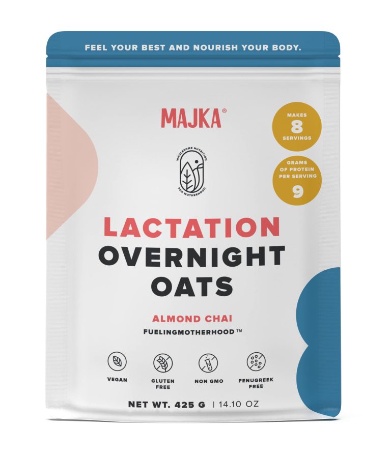 Majka Lactation Overnight Oats – Almond Chai