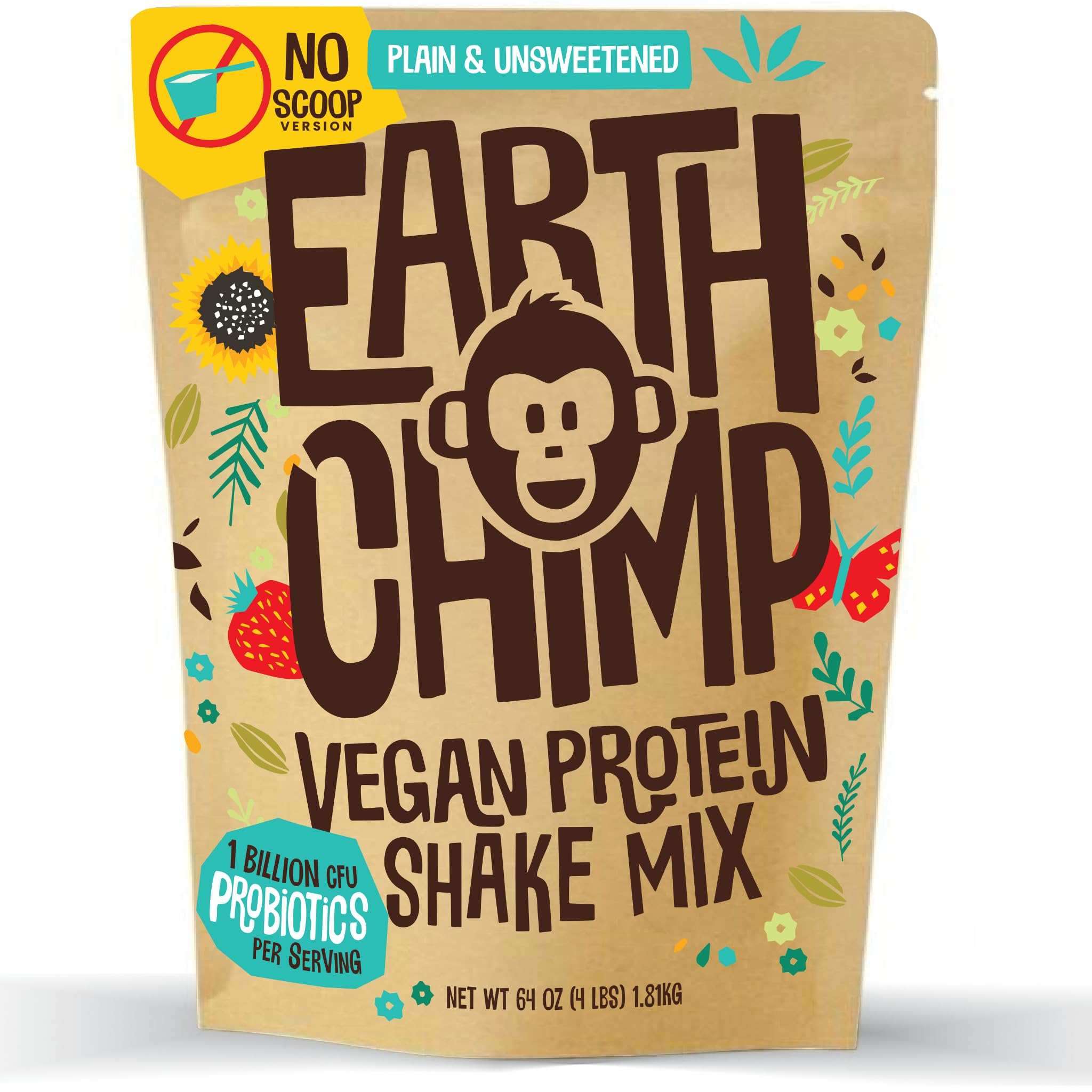 EarthChimp Organic Vegan Protein Powder