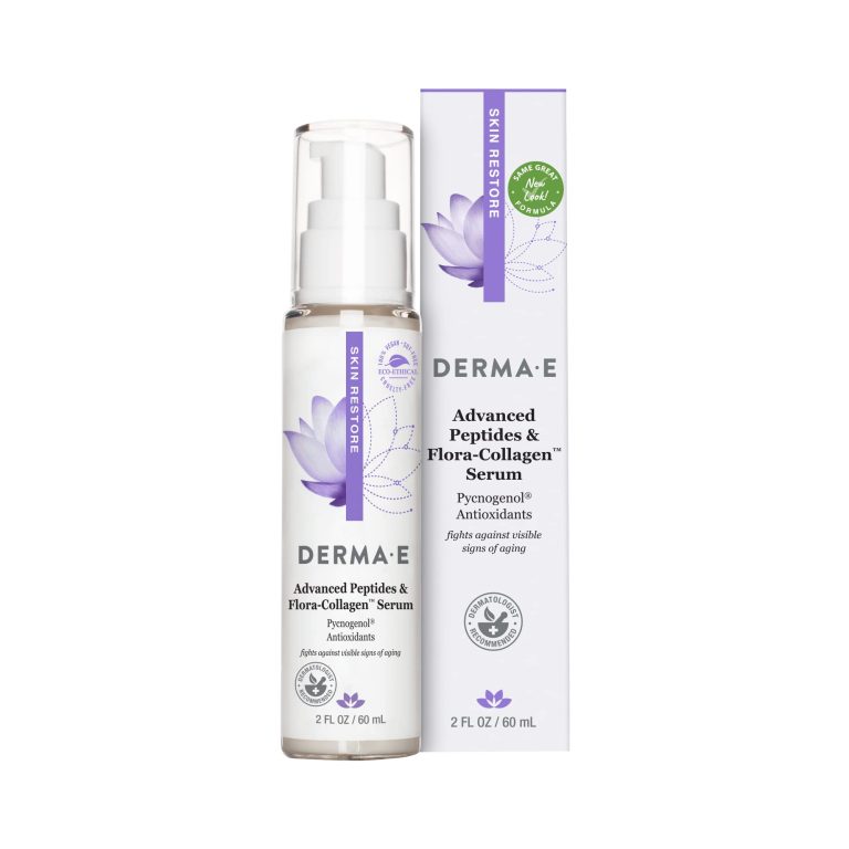 DERMA E Advanced Peptides and Vegan Flora-Collagen Serum