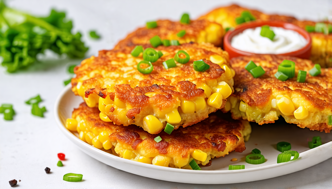 Vegan Corn Fritters