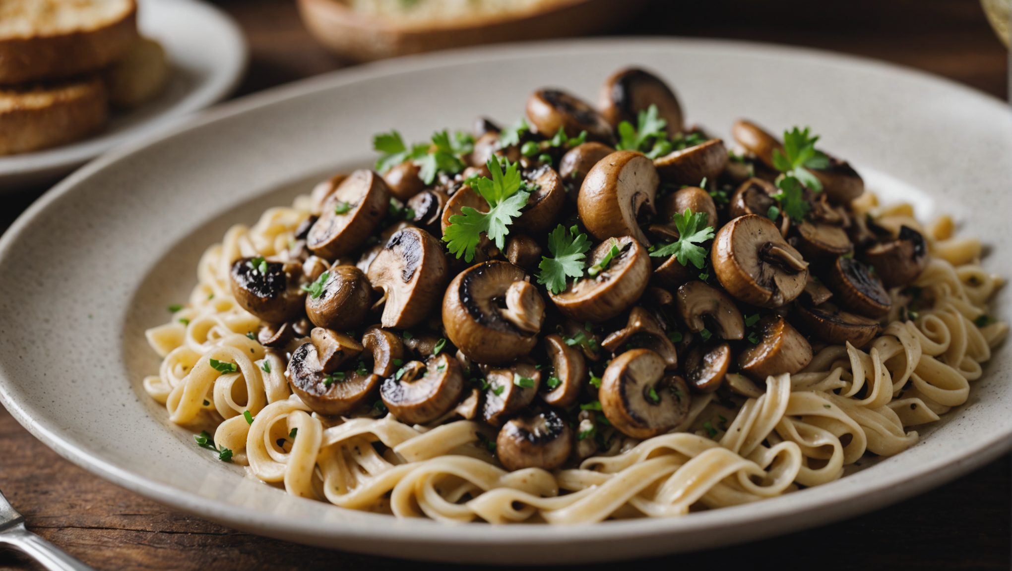 Vegan Mushroom Stroganoff