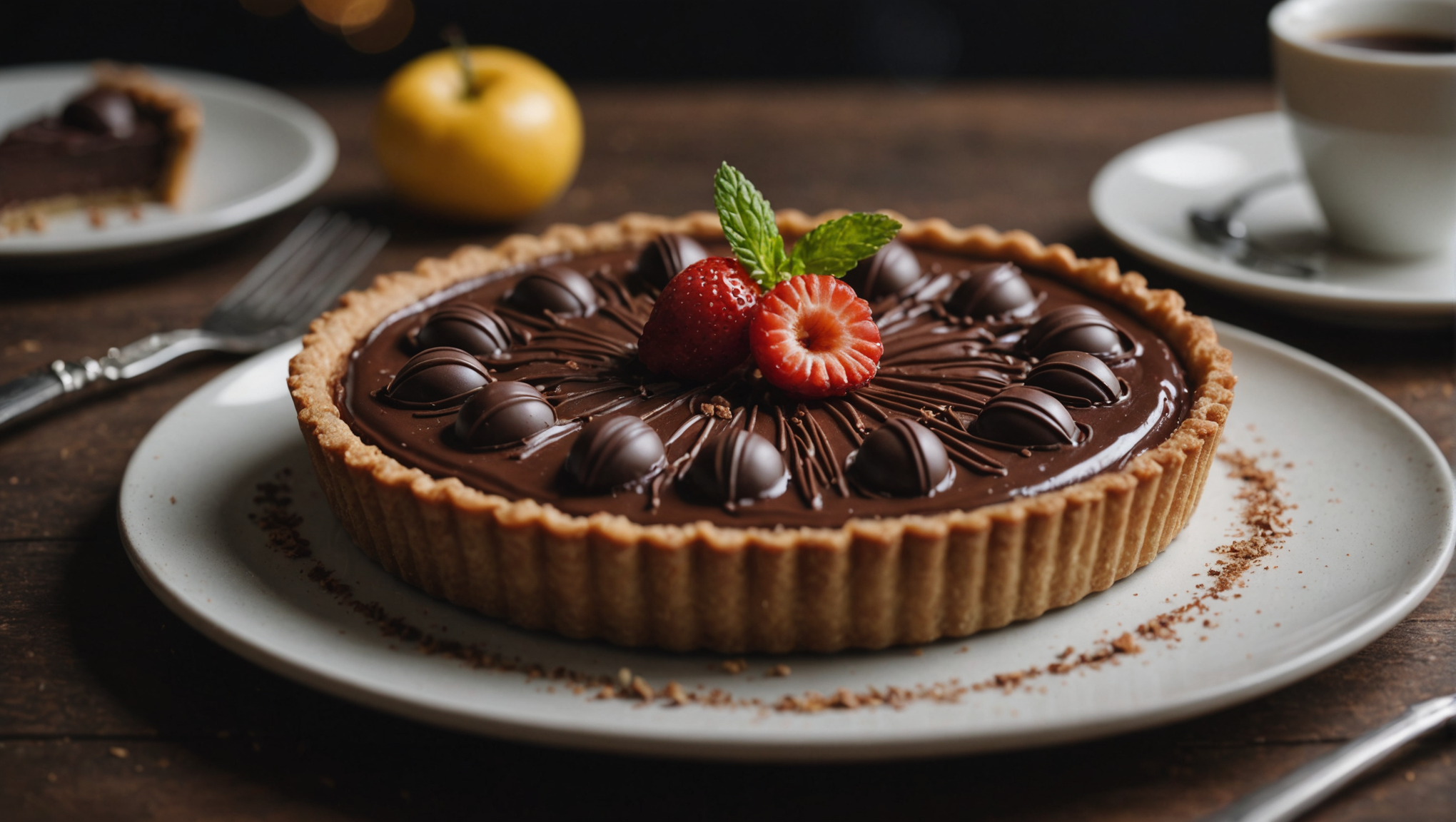 Vegan Chocolate Tart