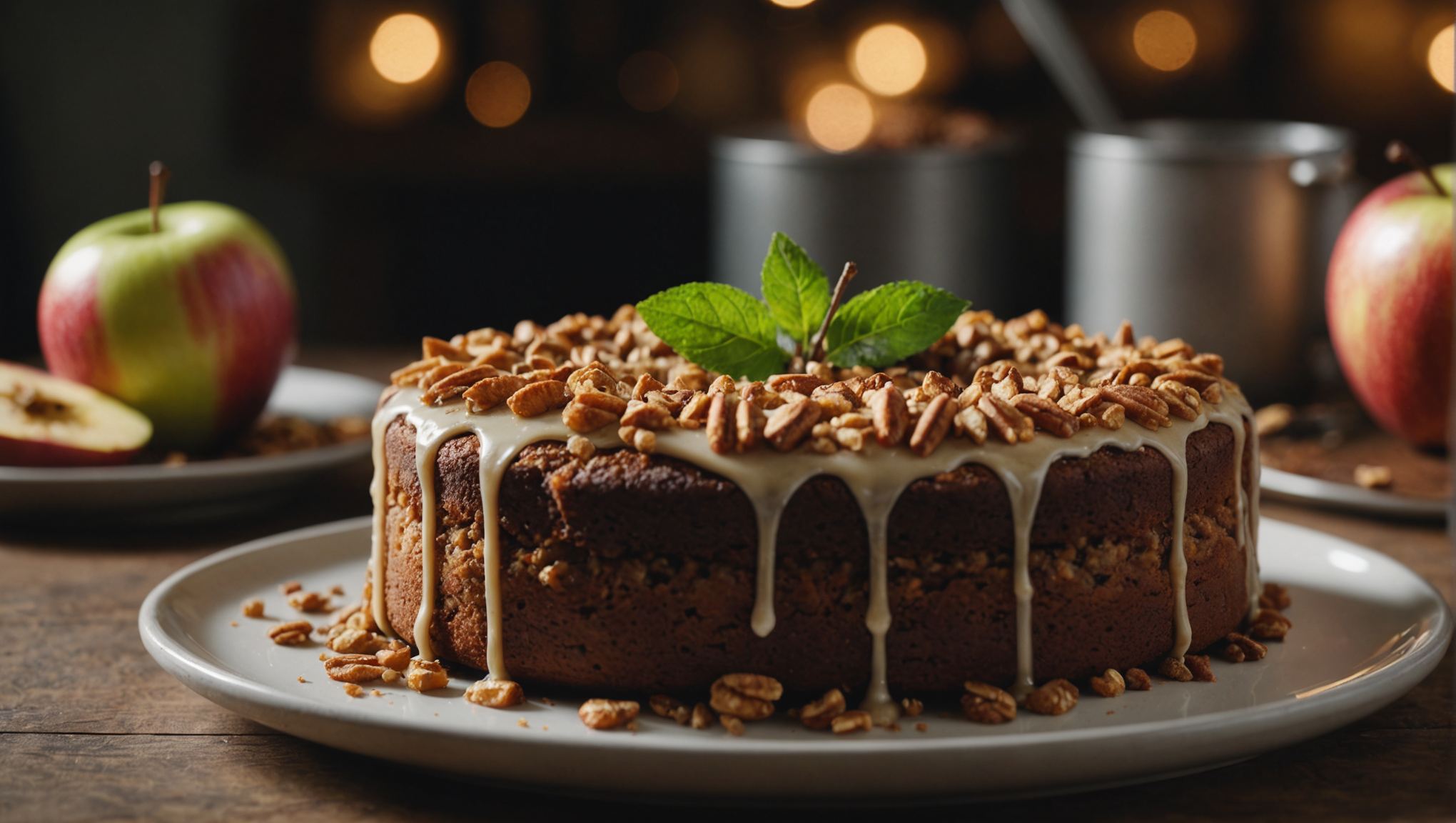 Vegan Spiced Apple Cake