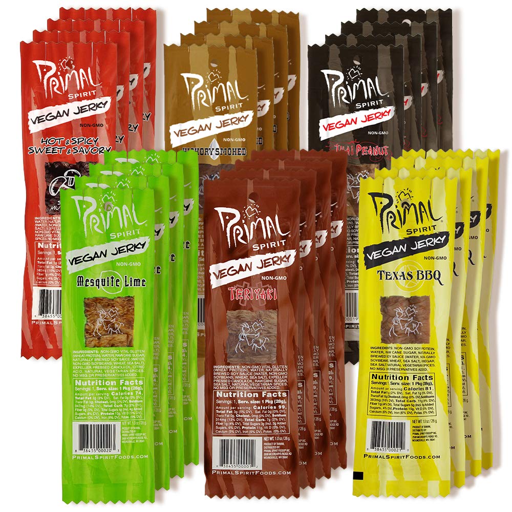 Primal Spirit Vegan Jerky Sampler Pack